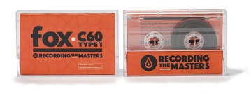 Recording The Masters Fox C60 Audio Cassette front and back of case